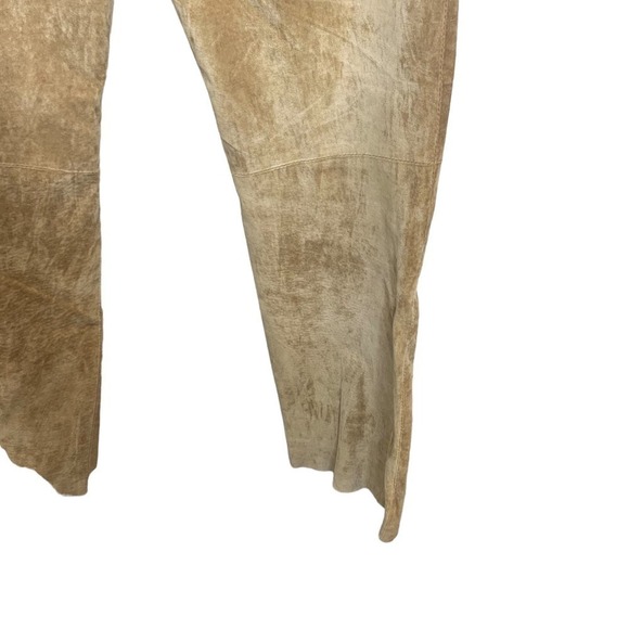 90's Jou Jou Skins 100% Suede Leather Pants SZ 7/8 - Picture 10 of 16